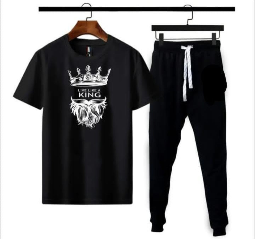 2Pcs Men's Polyester Tracksuit