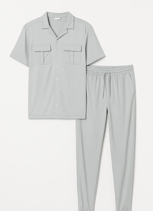 2 Pcs Men's Dri Fit Plain Suit