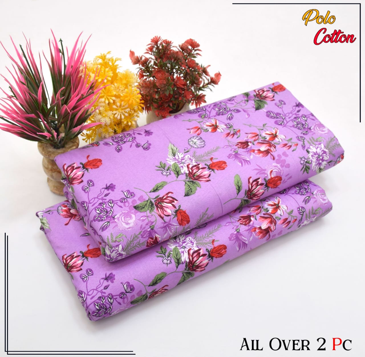 Women's 2Pcs Micro Polo Cotton